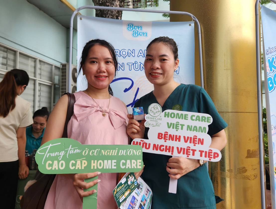 Gian hàng Bon Bon tại Bệnh viện Thanh Nhàn